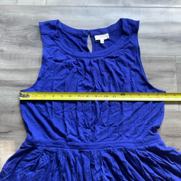 Anthropologie Deletta Blue Peplum Top | Size M - Picture 6 of 9